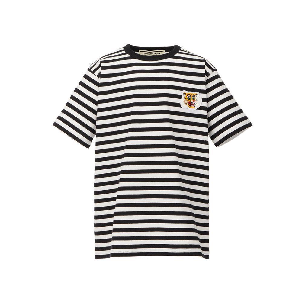 【KIDS】黑白條紋兒童短袖上衣｜2184A270-001
