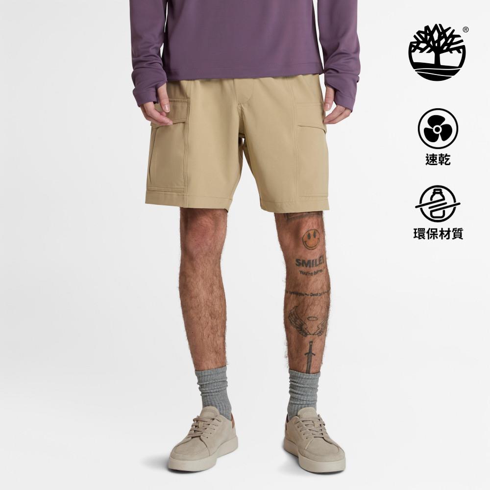 Timberland 男款檸檬黃快乾工裝短褲|A677FDH4