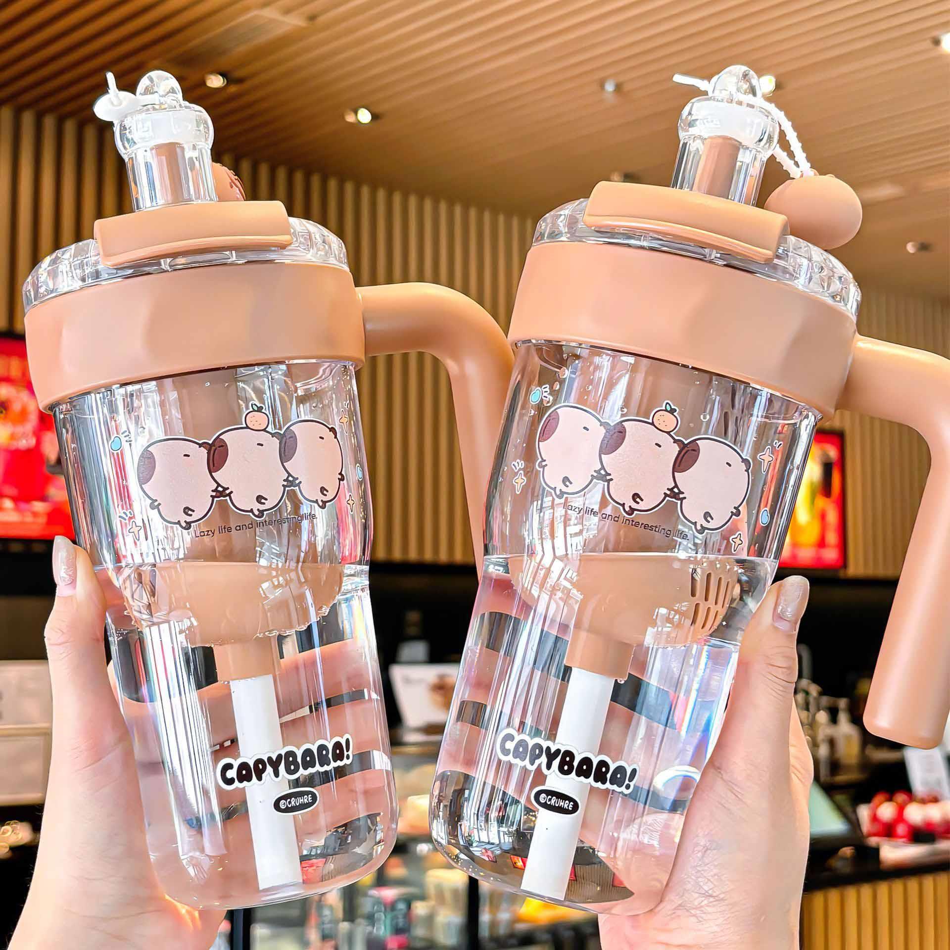 天藍小舖-卡皮巴拉大容量冰霸杯850ml-單1款-$390【A11115305】