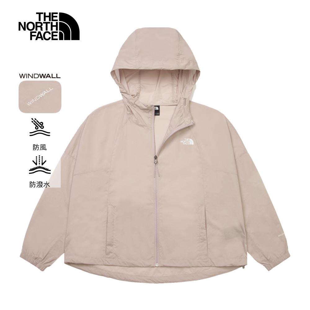 The North Face北面女款灰色DWR防潑水防風外套|8C521OA