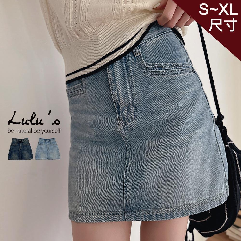 限時69折/顯瘦黃金比例牛仔短裙S-XL２色【A05250036】