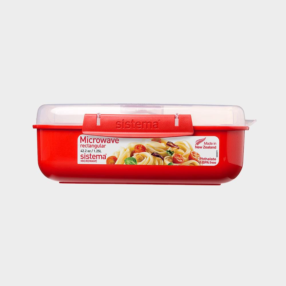 SISTEMA MICROWAVE 可微波保鮮盒長形1.25L