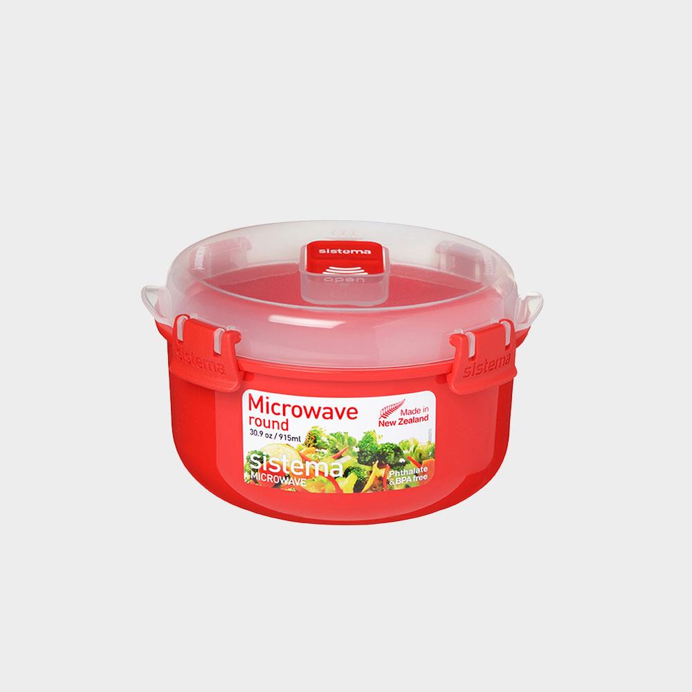 SISTEMA MICROWAVE 可微波保鮮盒圓形915ml