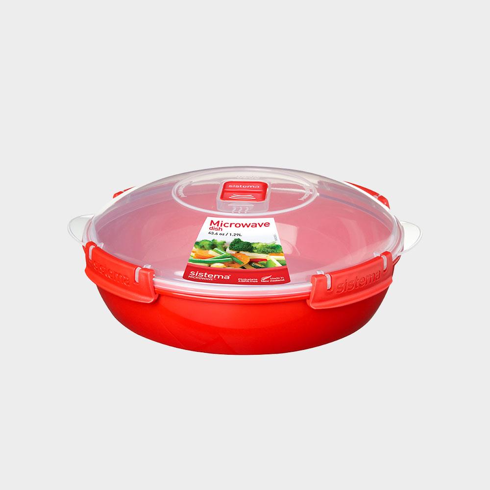SISTEMA MICROWAVE 可微波保鮮盒圓形1.29L
