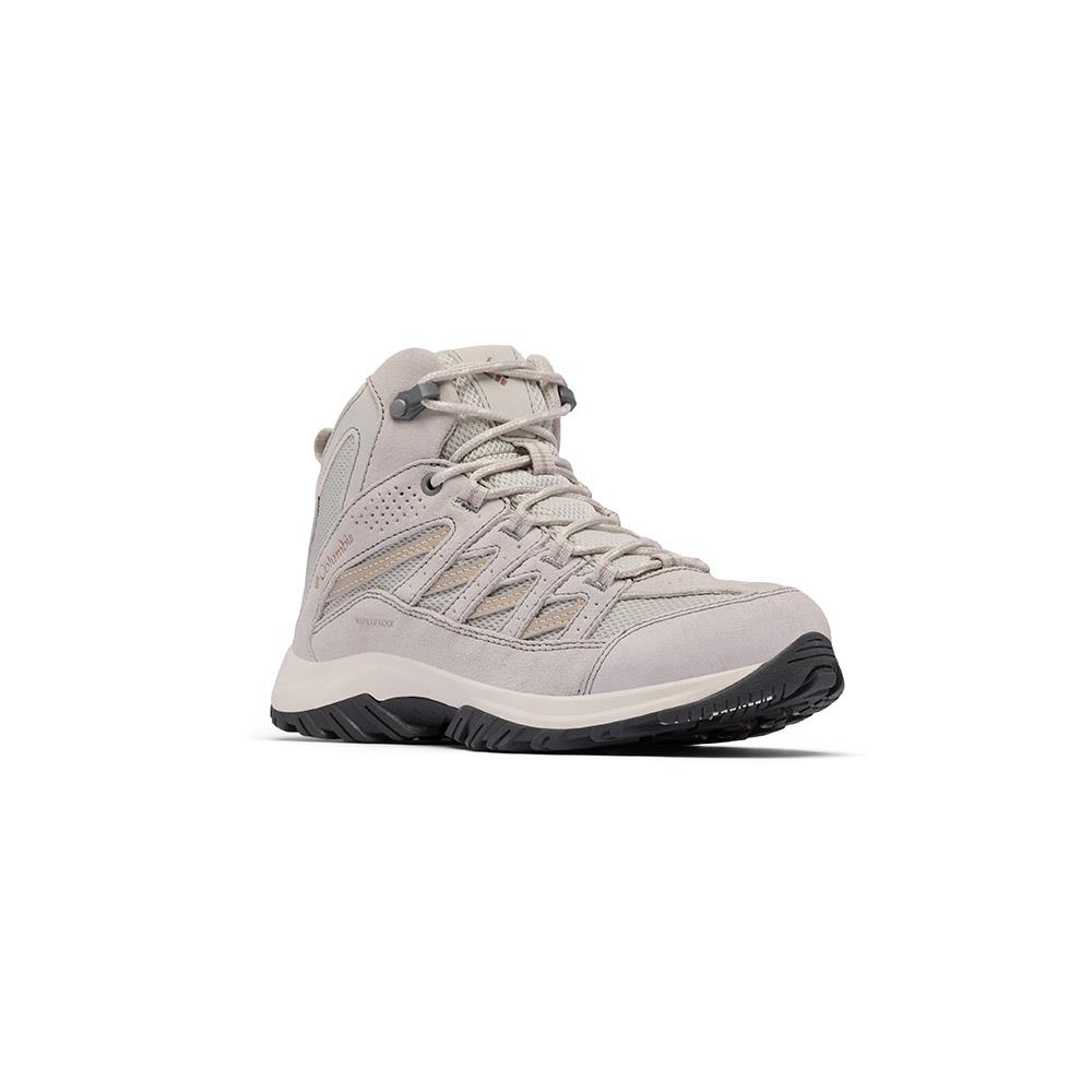 Columbia哥倫比亞 女款-防水高筒登山鞋(寬楦)-CRESTWOOD™ MID WP WIDE 化石灰 UBK09980/JS