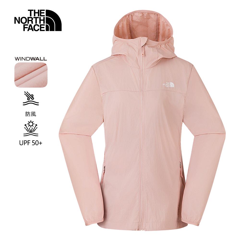 The North Face北面女款粉色UPF防曬防風外套｜8CJZLK6