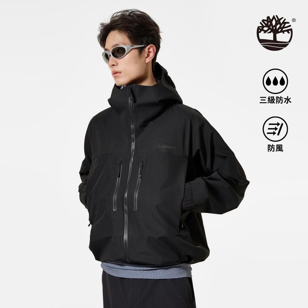 Timberland 男款黑色CAPS RIDGE防水機能外套|A41SFS76