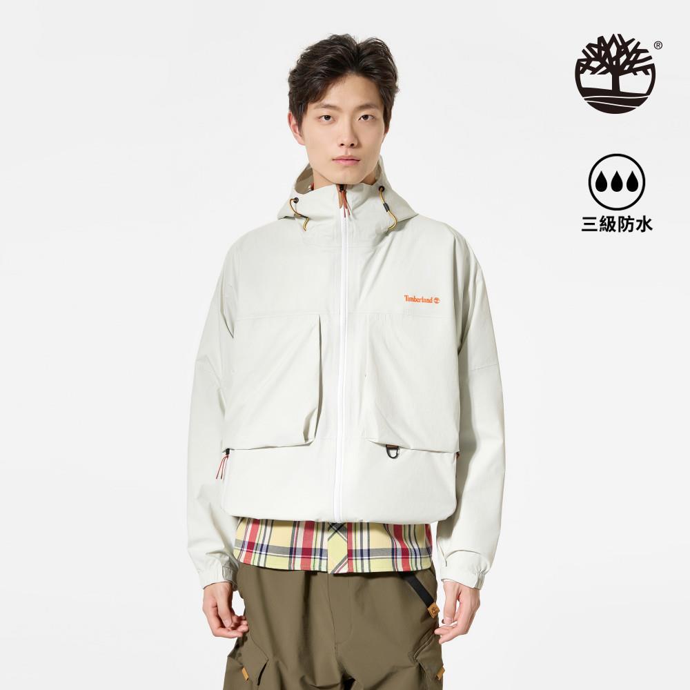 Timberland 男款白色Jenness防水外套|A66QUCM9