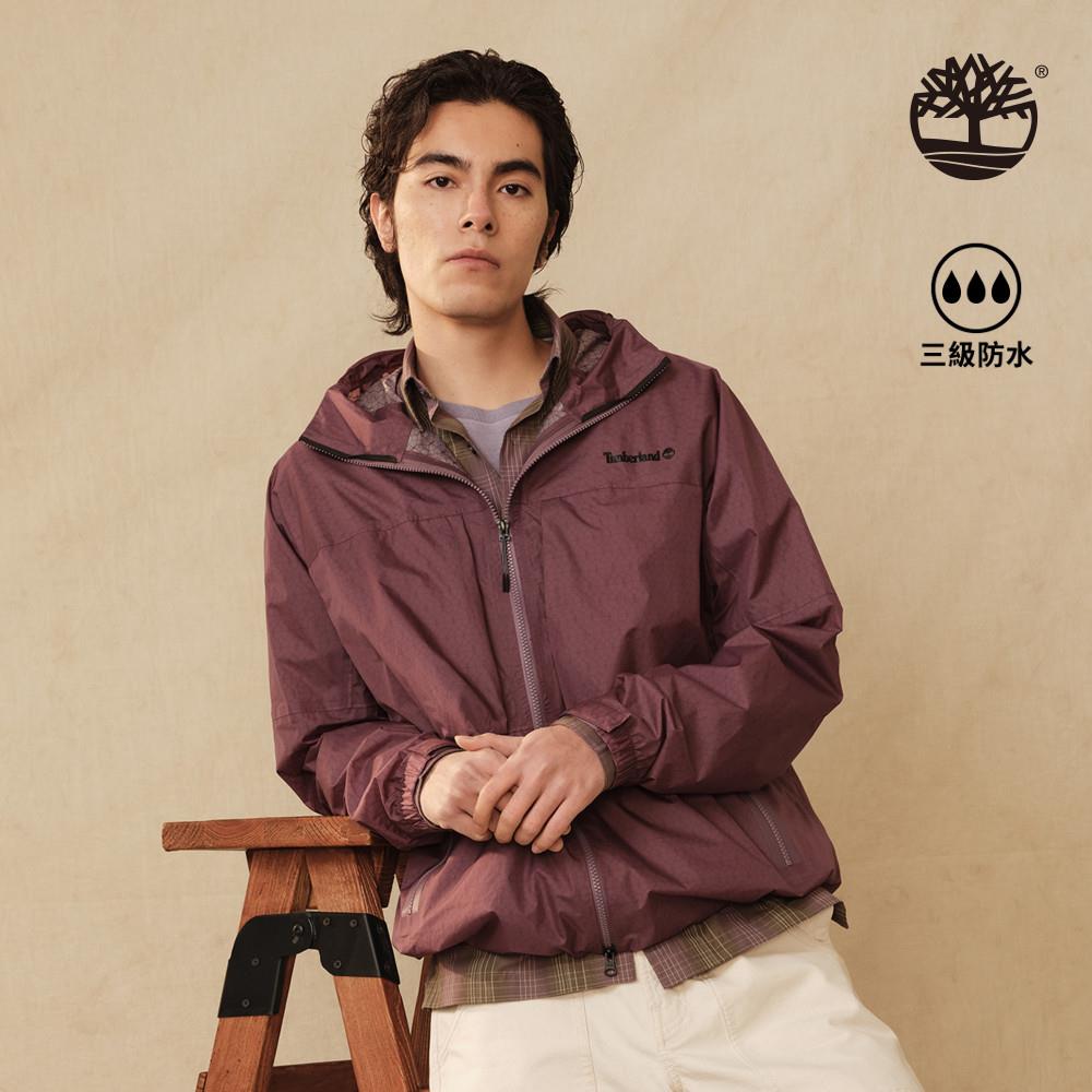 Timberland 男款紫色Jenness防水外套|A66QUENX
