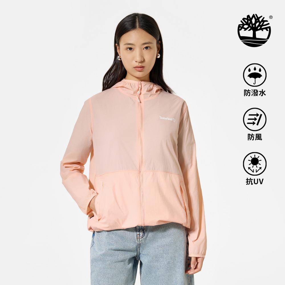 Timberland 女款粉色涼感防曬外套|A67HFERV