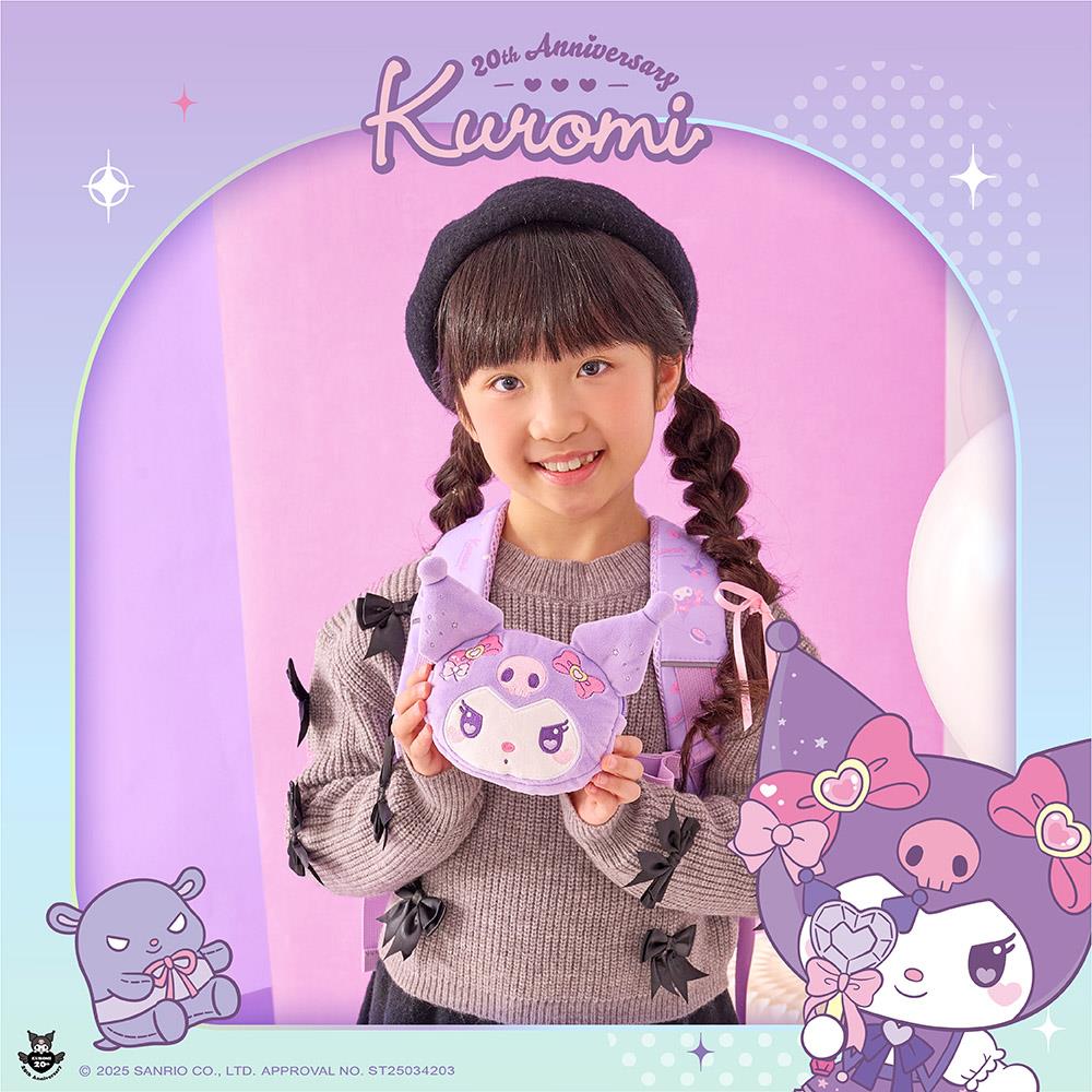 【IMPACT】怡寶 | 酷洛米Kuromi 20週年紀念造型零錢包 #紫色 IMKUL07PL(IMKA)