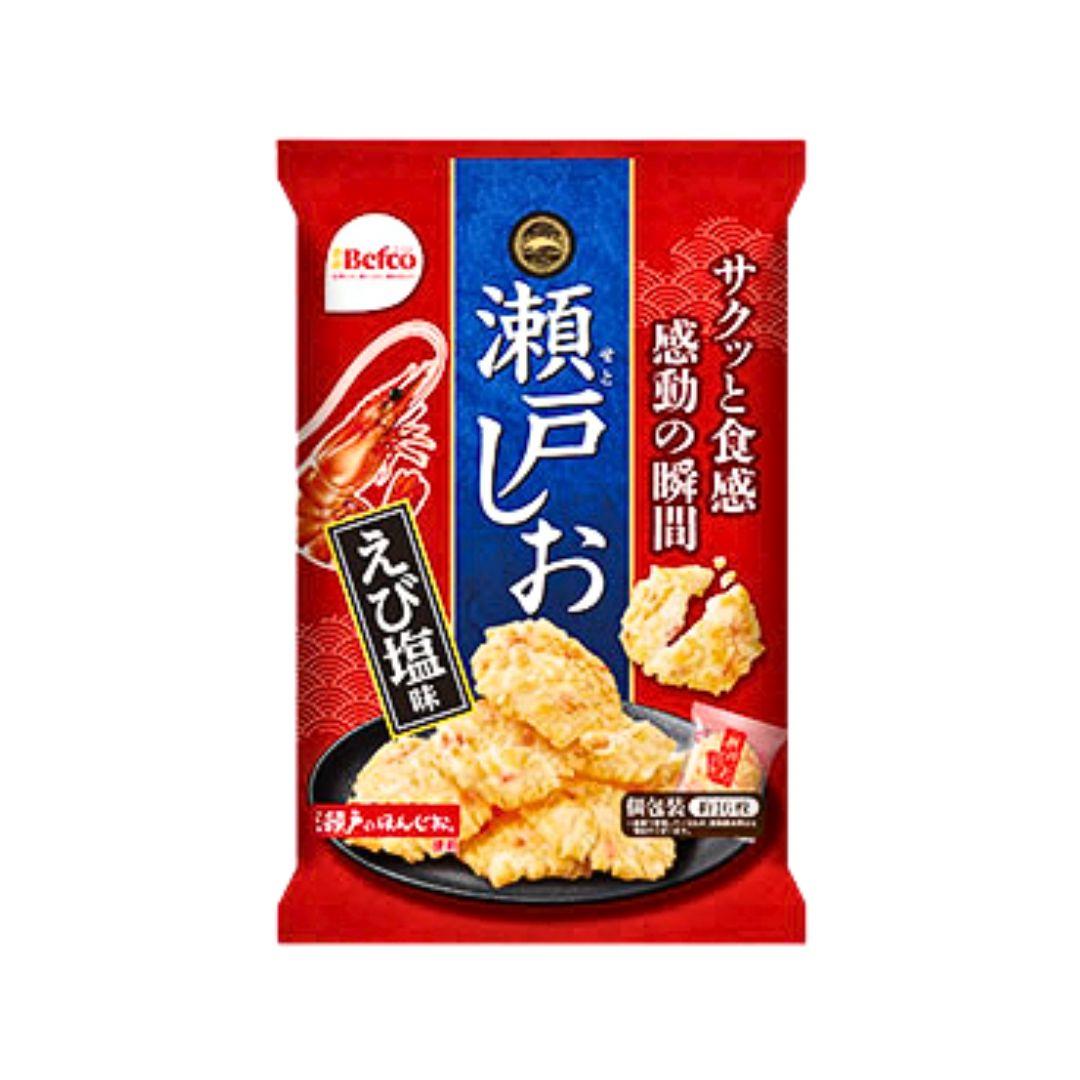 日本栗山瀨戶蝦鹽味米果83g/包(鮮時配)