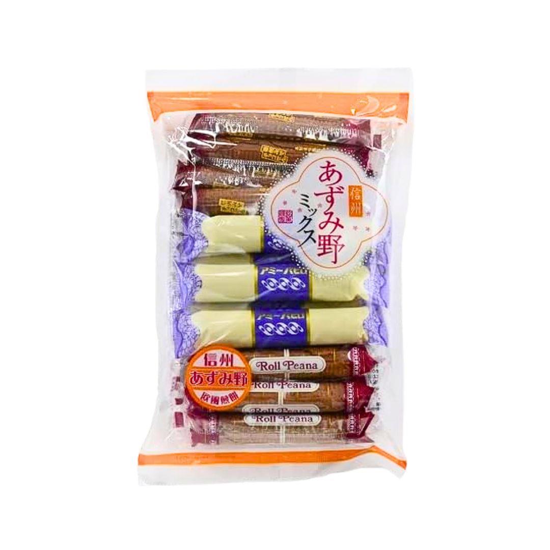 日本小宮山三色餅乾捲144g/包(鮮時配)
