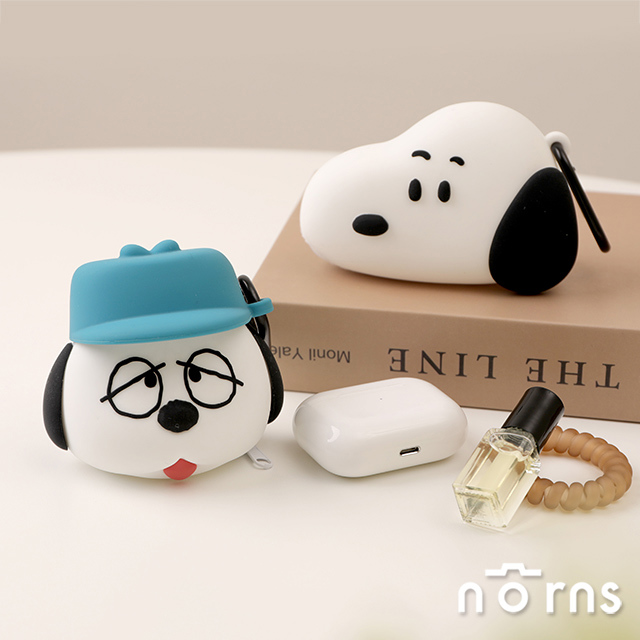 Peanuts史努比矽膠小收納包 Norns Original Design Snoopy Olaf airpods耳機包