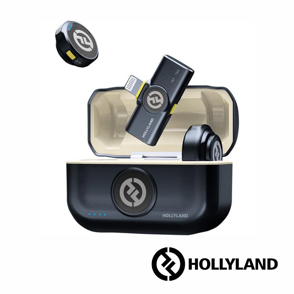 【Hollyland】LARK M2 Lightning套組 一對二無線麥克風 公司貨