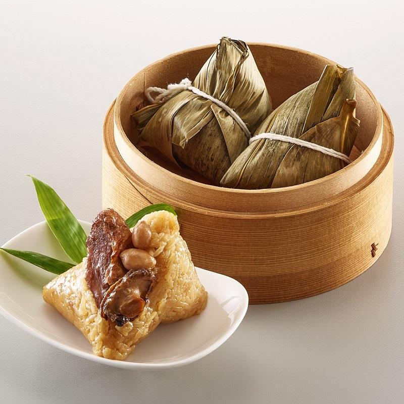 114/05/09起陸續出貨【雙月X五路財神】一口鮑魚粽(500g/(100g*5))