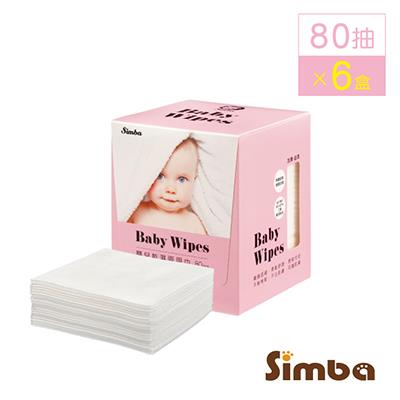 【栗粉專區】小獅王辛巴 溫暖呵護乾濕兩用巾6入組