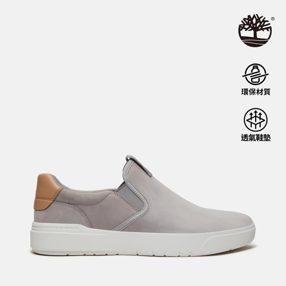 Timberland 男款淺灰色低筒休閒便鞋|A42BWEM0