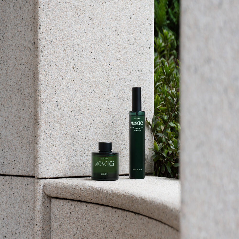 【MONCLOS】我們的柑橘織品空氣噴霧擴香(組合噴霧200ML 擴香150ML 擴香棒5支)