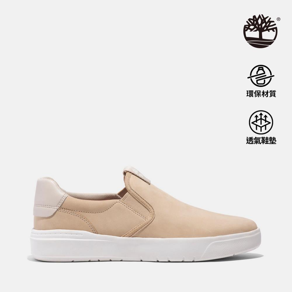 Timberland 男款淺米色休閒低筒便鞋|A67F9EN7