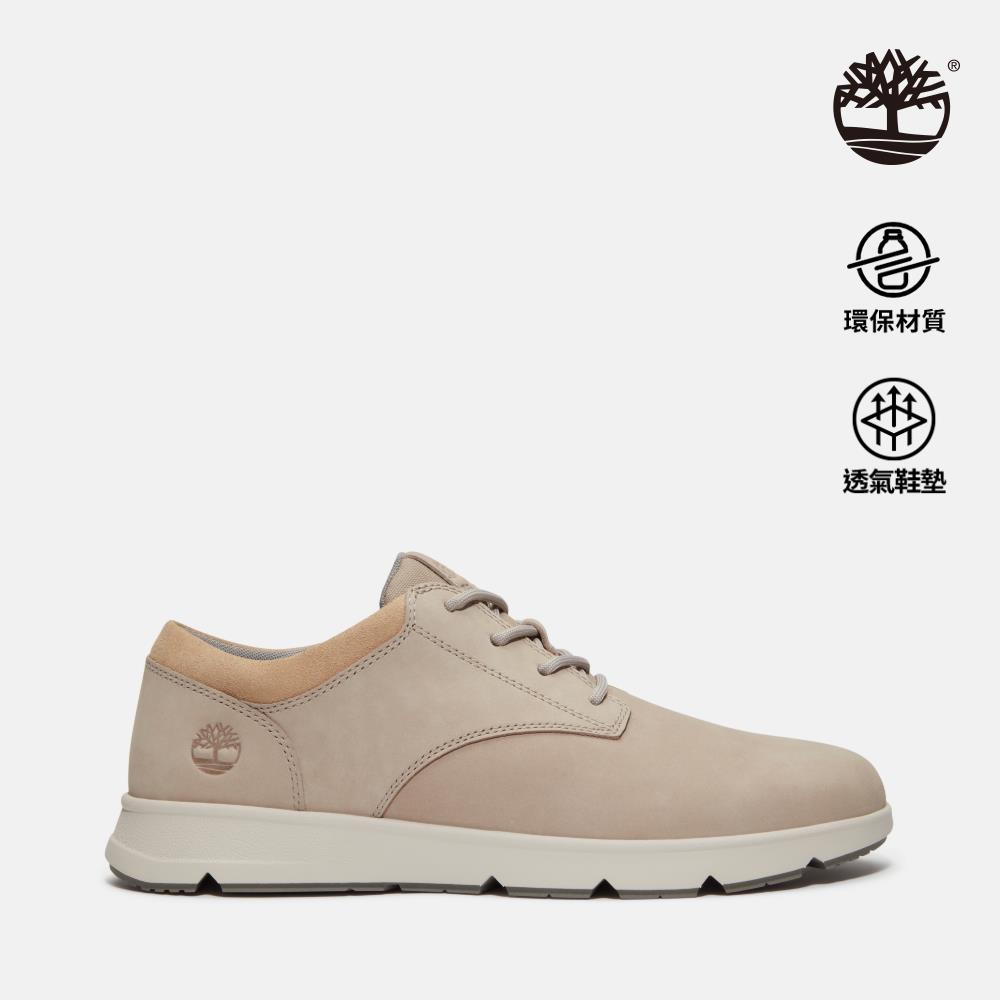 Timberland 男款淺灰褐色低筒休閒鞋|A6C8EEO2