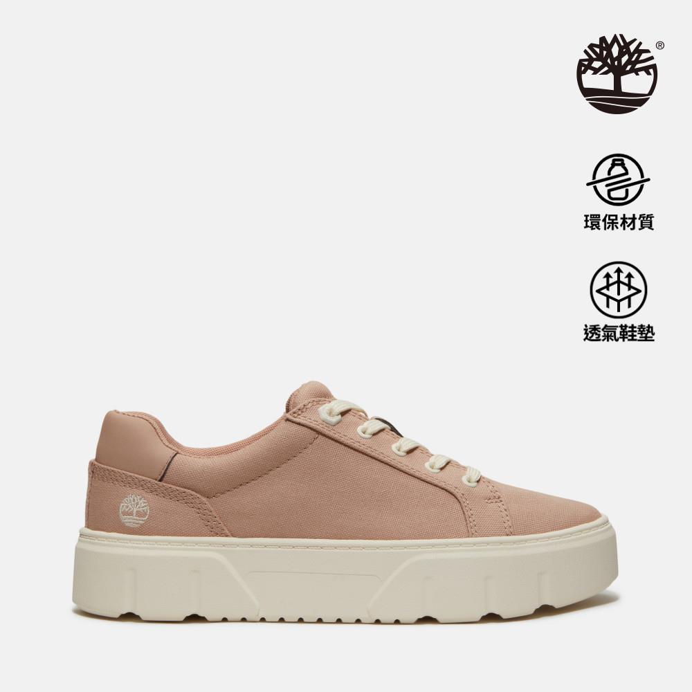 Timberland 女款粉色低筒帆布休閒鞋|A41A8ER1