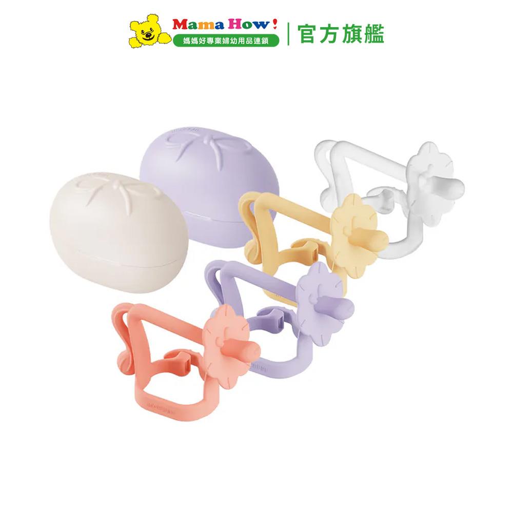 【MOYUUM】白金矽膠手環固齒器收納組-拇指獅