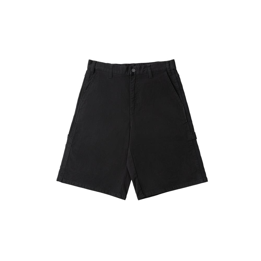 Dickies男款黑色水洗帆布伐木細節設計休閒短褲|DK0A87SIBLK