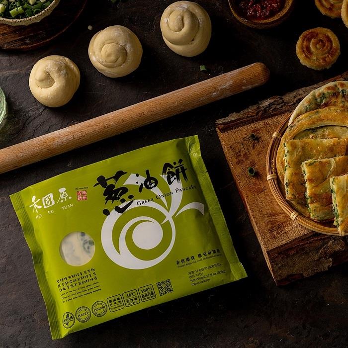 【禾圃原】古早味蔥油餅(500g±5%/包/共5入)