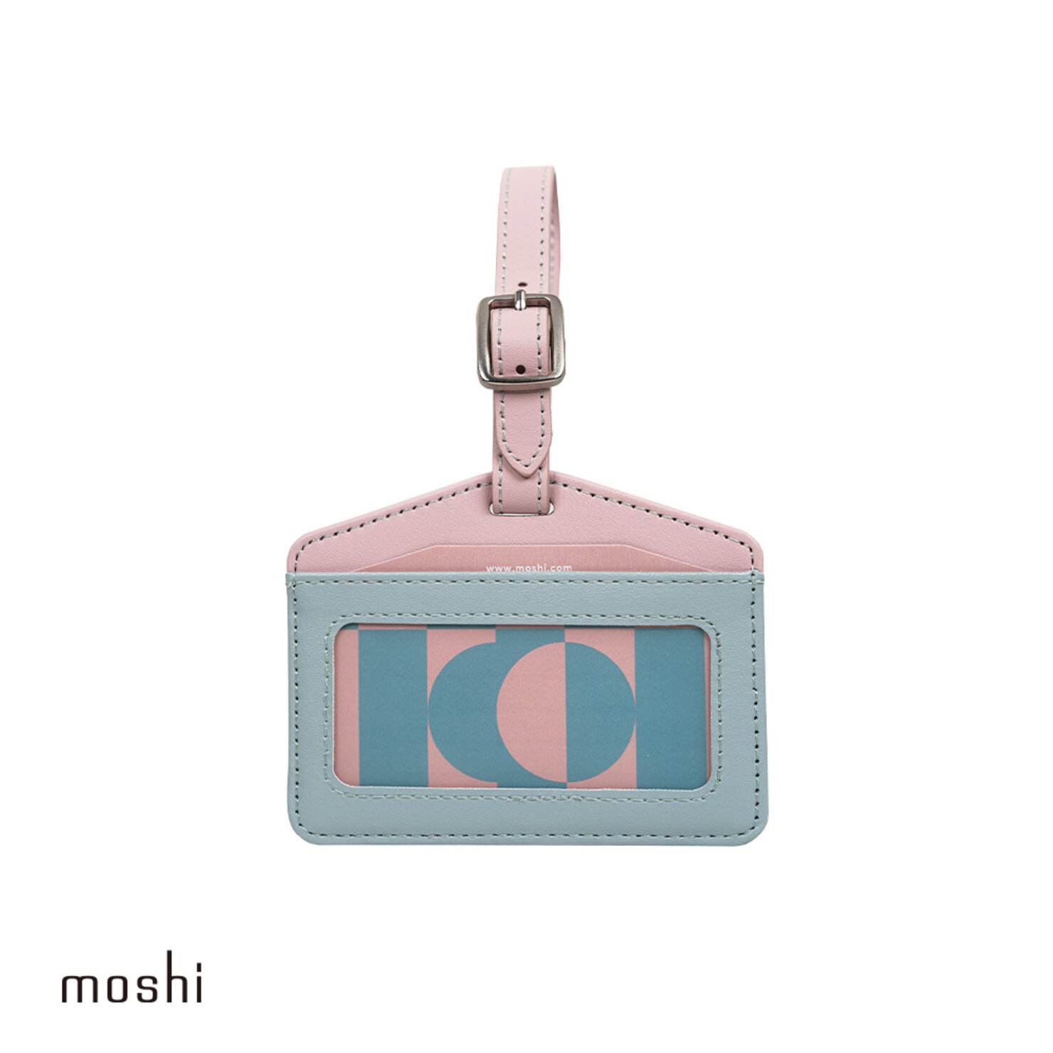 【MOSHI】Tag行李定位吊牌-珊瑚粉(行李定位吊牌)