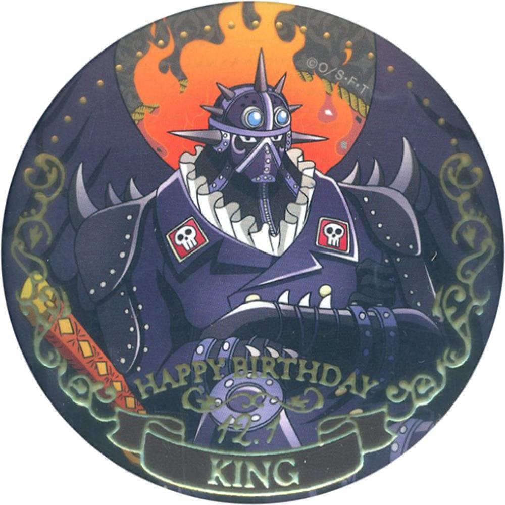 KING 徽章 「航海王One Piece 生日珠寶徽章 12月」 麦わらストア草帽專賣店限定