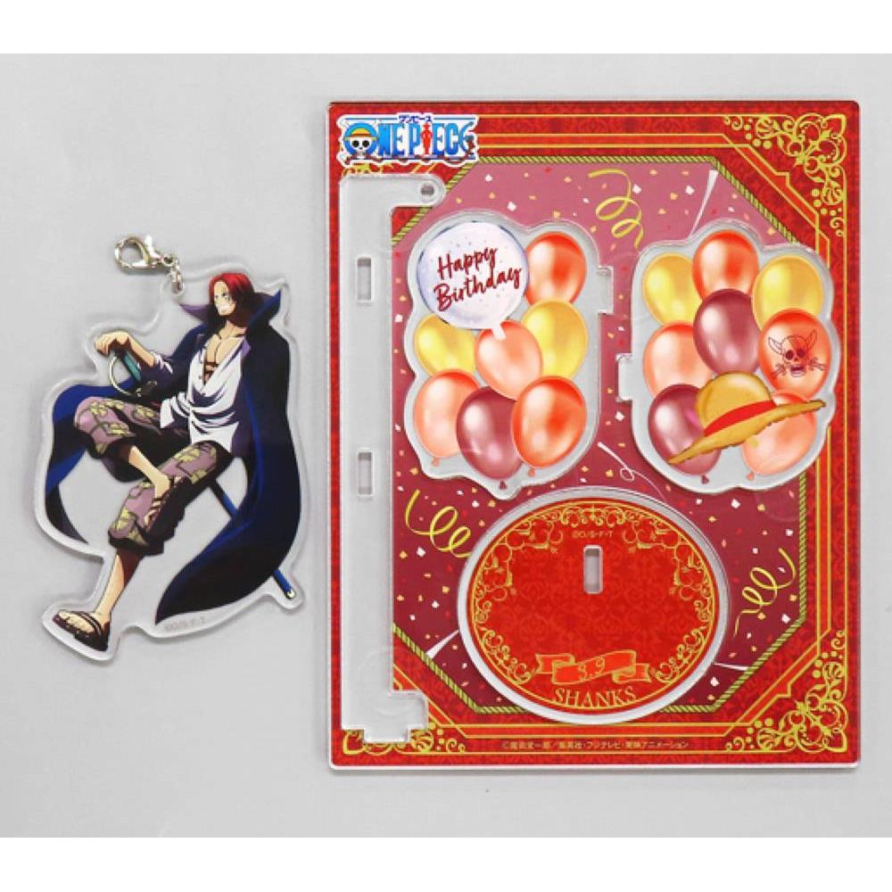 香克斯(紅髮傑克) 生日搖擺壓克力立牌(2023) 「航海王One Piece」 麦わらストア草帽專賣店限定
