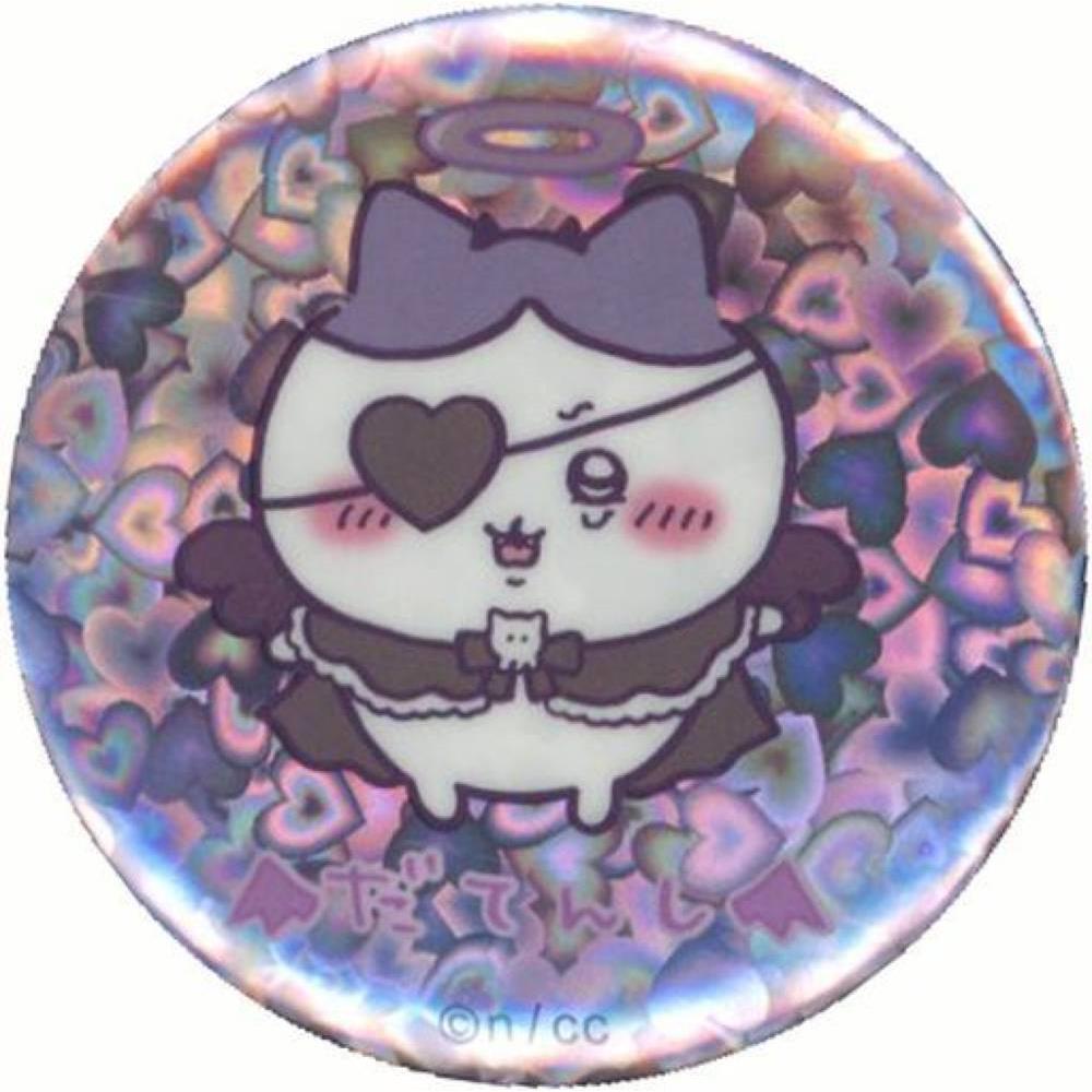 墮天使小八貓Hachiware 徽章 「吉伊卡哇Chiikawa 天使 惡魔＠東京車站 閃亮徽章in扭蛋」