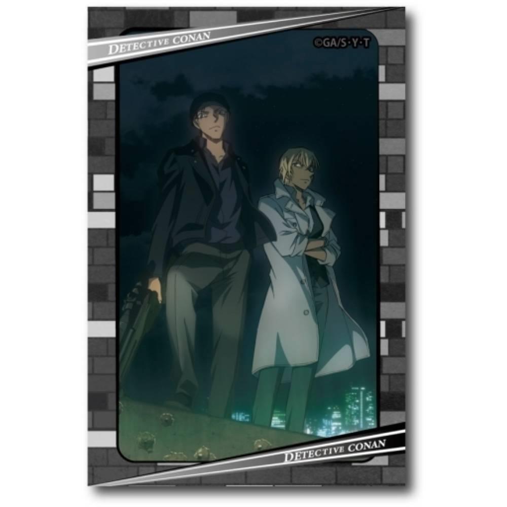 J.赤井秀一＆安室透 方形徽章「名偵探柯南」