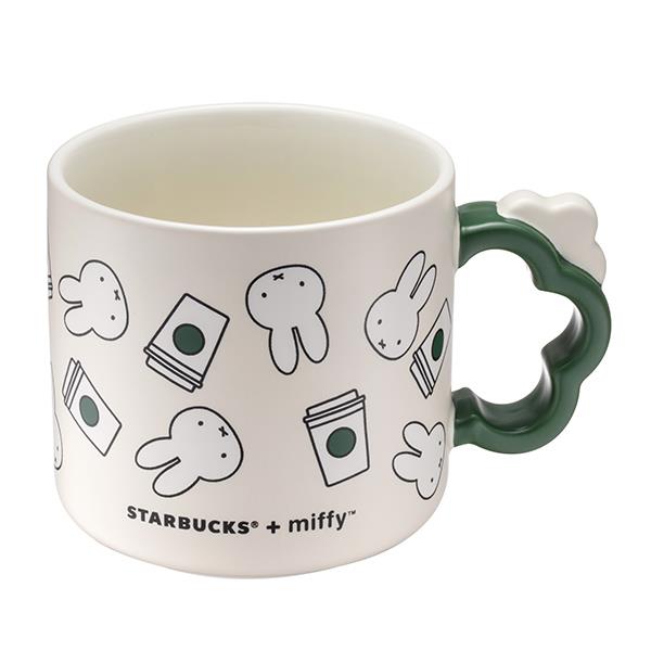 星巴克miffy綠把手馬克杯