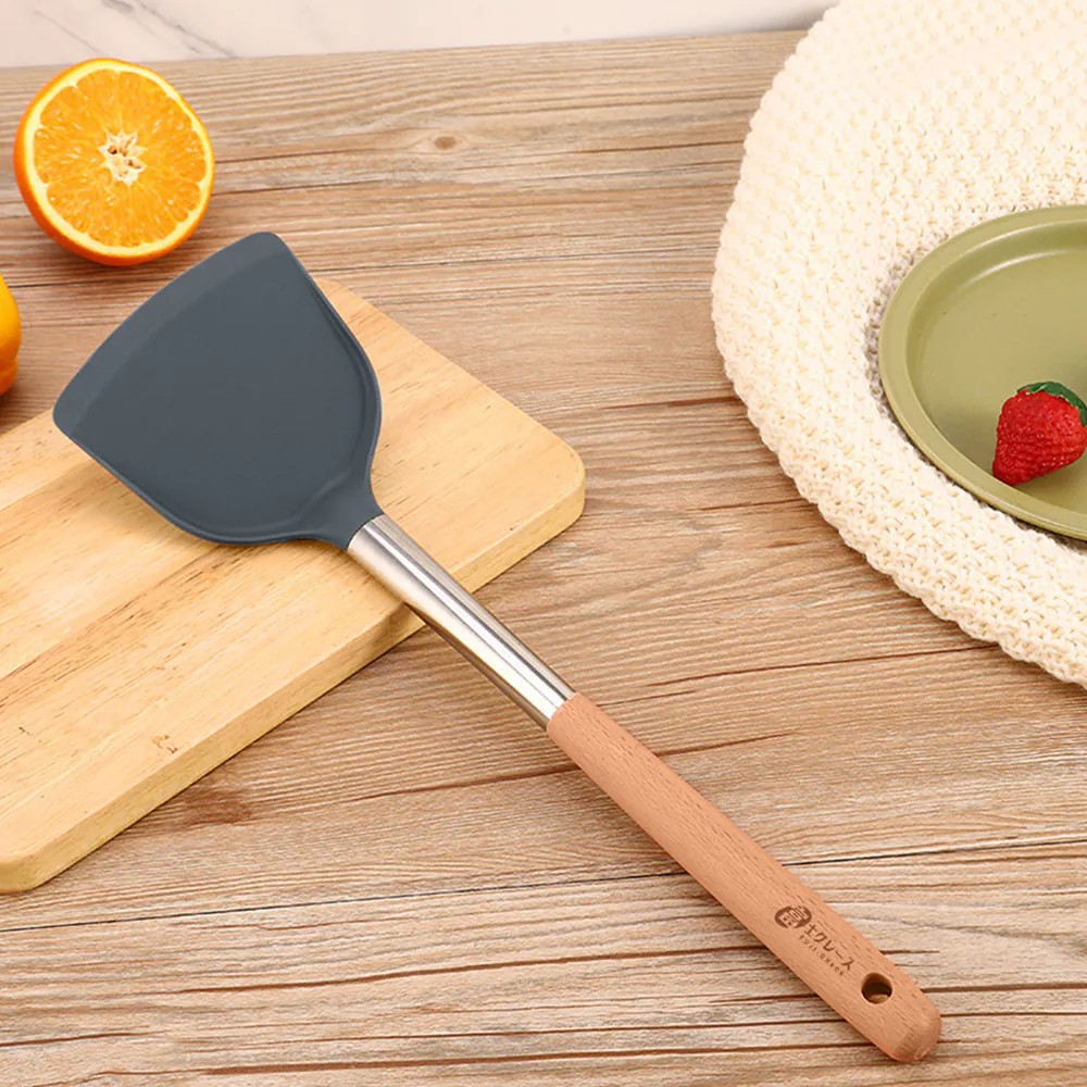 【富士雅麗】耐熱不沾鍋專用矽膠鍋鏟(1入)