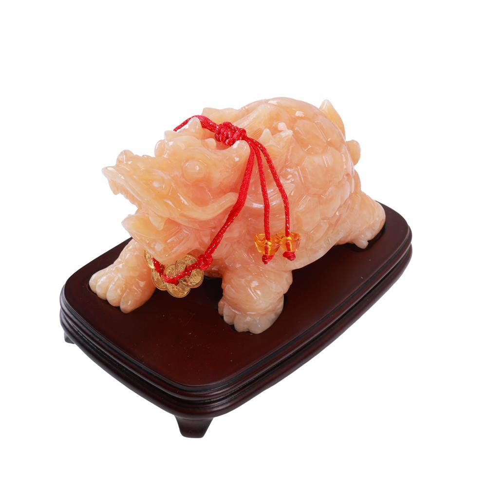 黃玉龍龜 (居家風水/風水擺件/純陽神獸/辟邪/制煞/解厄/鎮宅/招財/聚富)