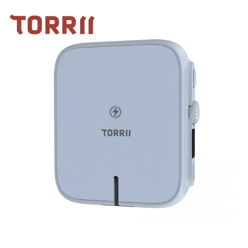【TORRII】LUNA補光燈磁吸行動電源－藍