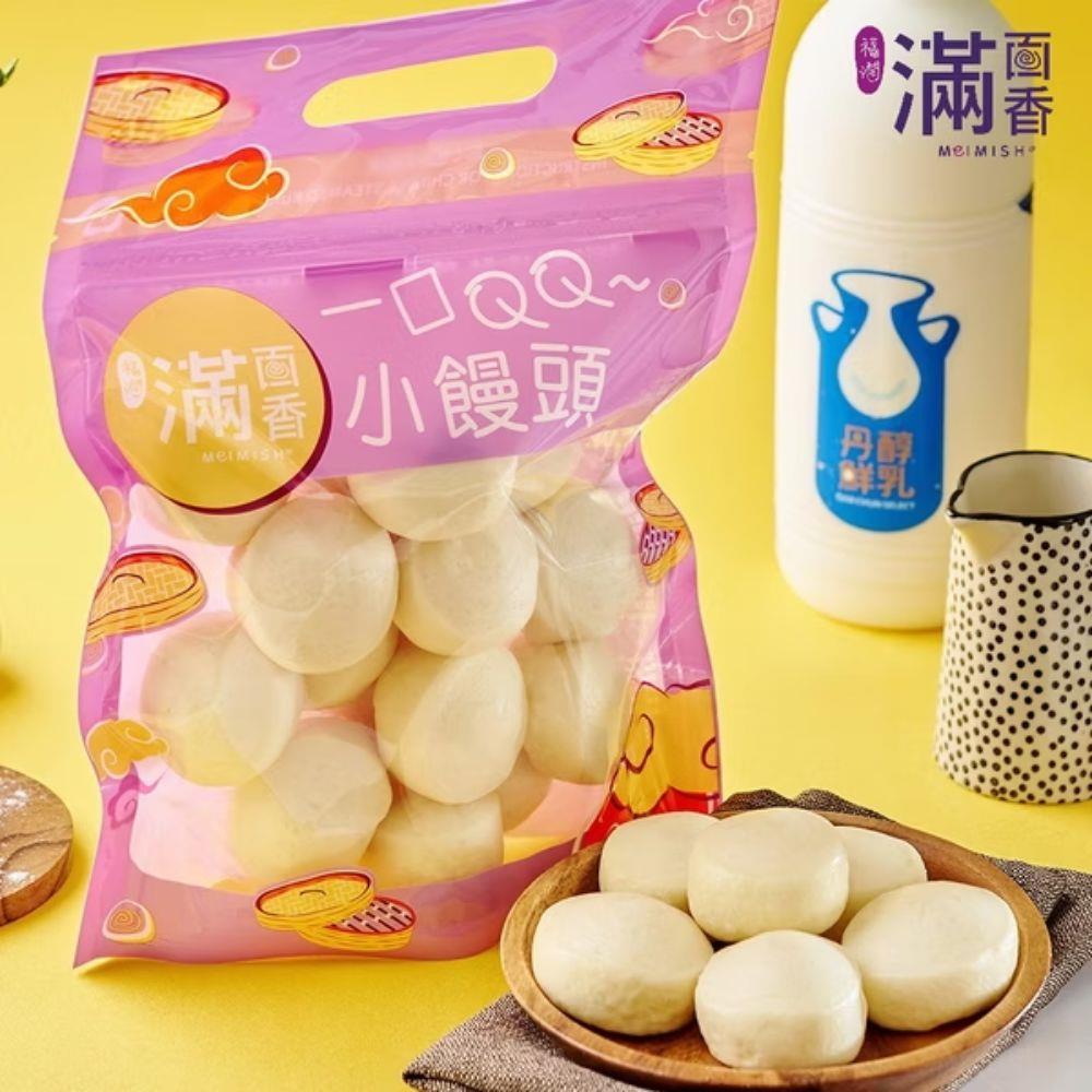 【滿面香】 ＱＱ鮮奶小饅頭(408克/包)