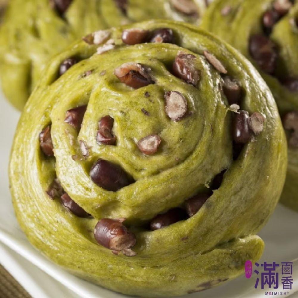 【滿面香】 翠綠茶香手工饅頭(400克/包)