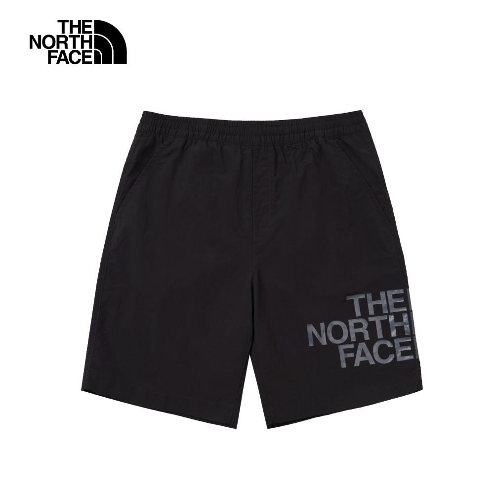 The North Face北面男款黑色DWR防潑水短褲｜8C0VJK3