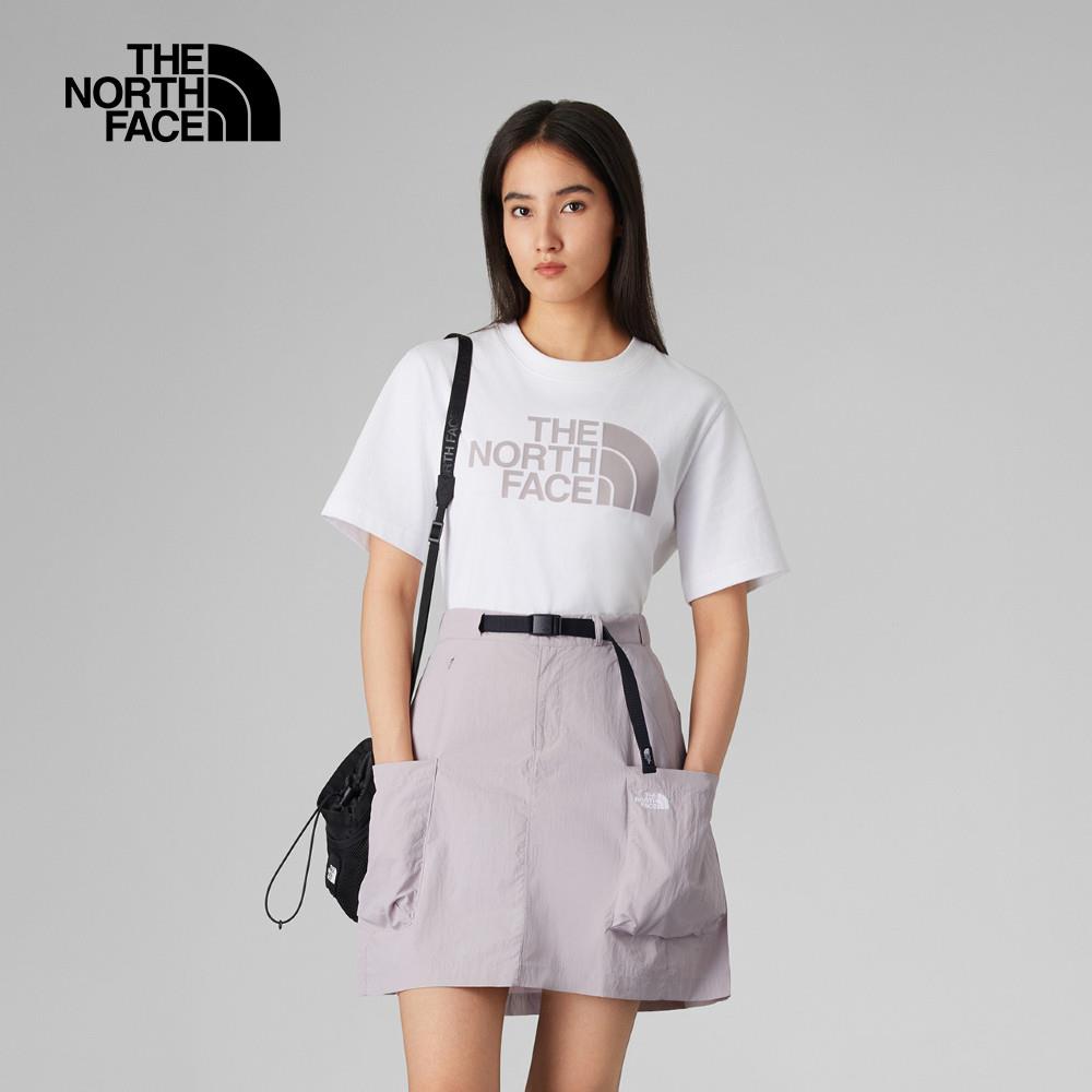 The North Face北面UE女款白色純棉短袖T恤｜8CMHBIV