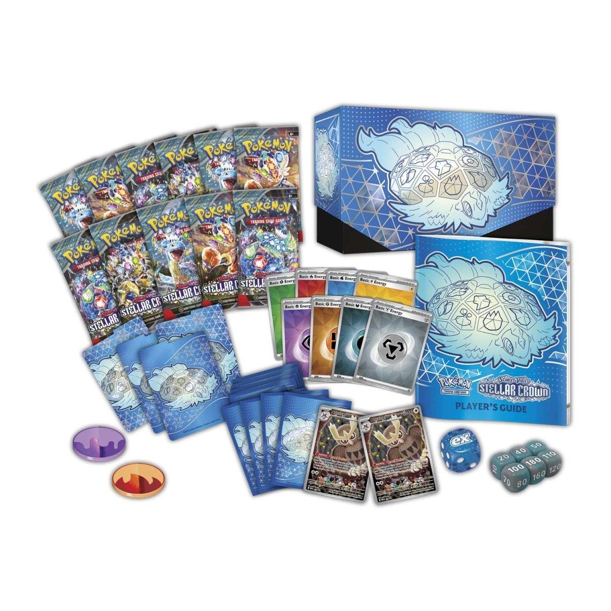 (美版)寶可夢Pokemon SV07 ETB 朱&紫 星晶奇跡 肥包禮盒 Stellar Crown Elite Trainer Box (190-85922)