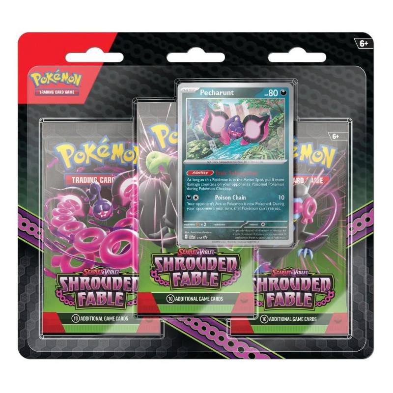 (美版)寶可夢Pokemon SV6.5 Shrouded Fable 3 Pack Blister 12 CT Display 補充包主題禮盒