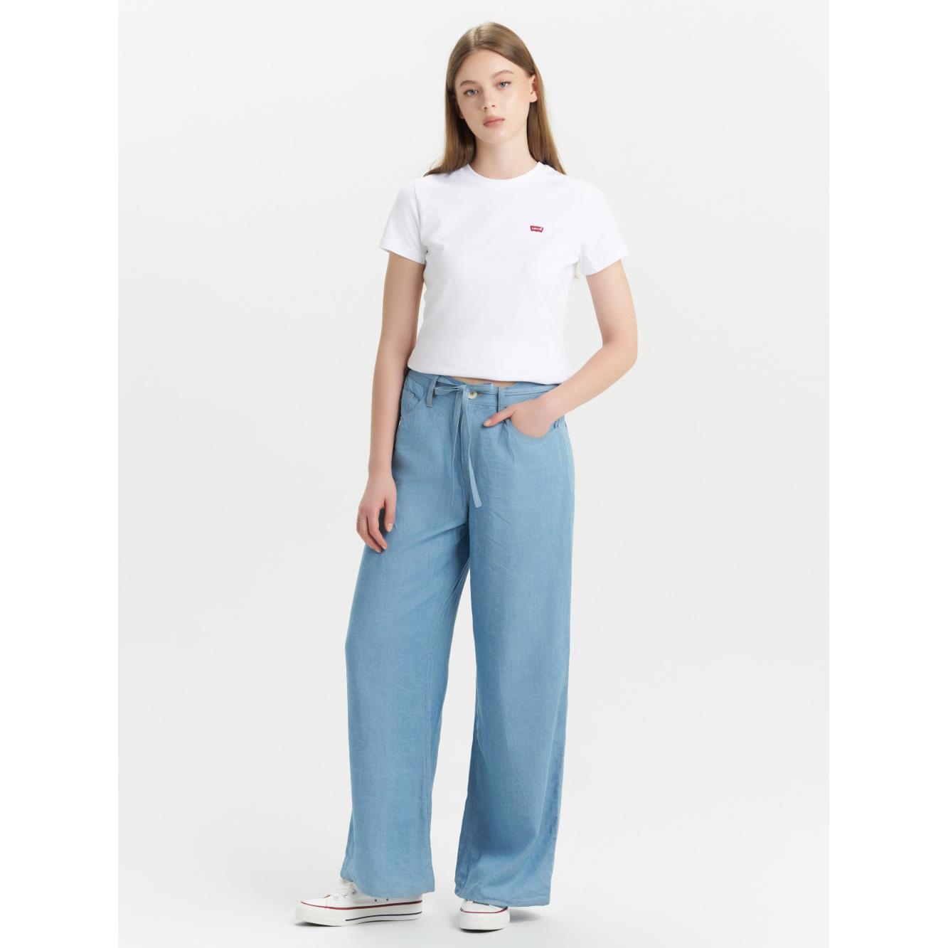 XL STRAIGHT 女款 寬鬆牛仔褲 SUMMER HOLIDAY系列 丹寧寬褲 人氣新品