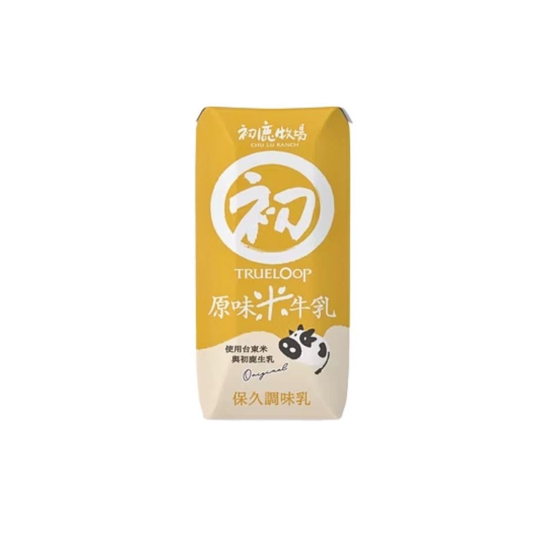初鹿牧場原味米牛乳200ml/1入(鮮時配)