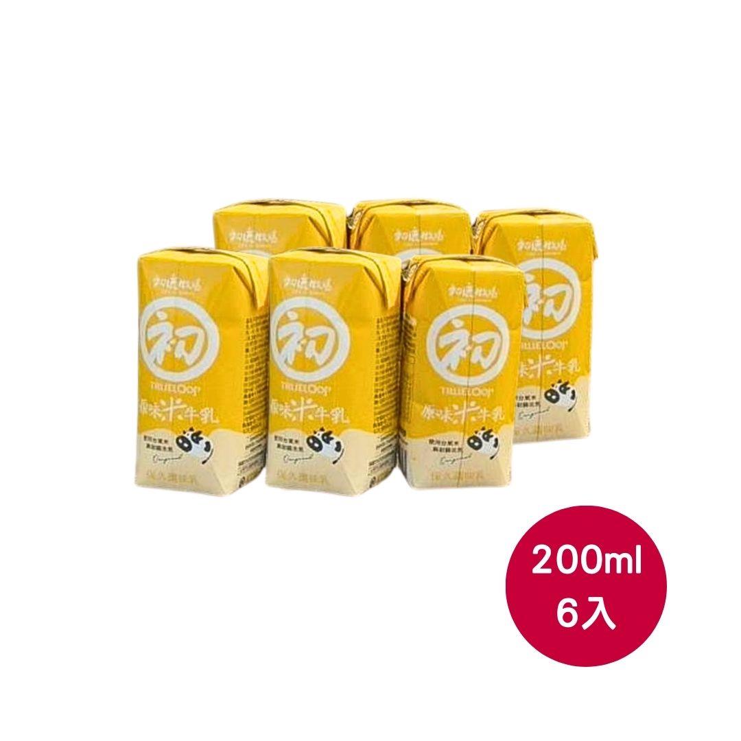 初鹿牧場原味米牛乳200ml/6入(鮮時配)
