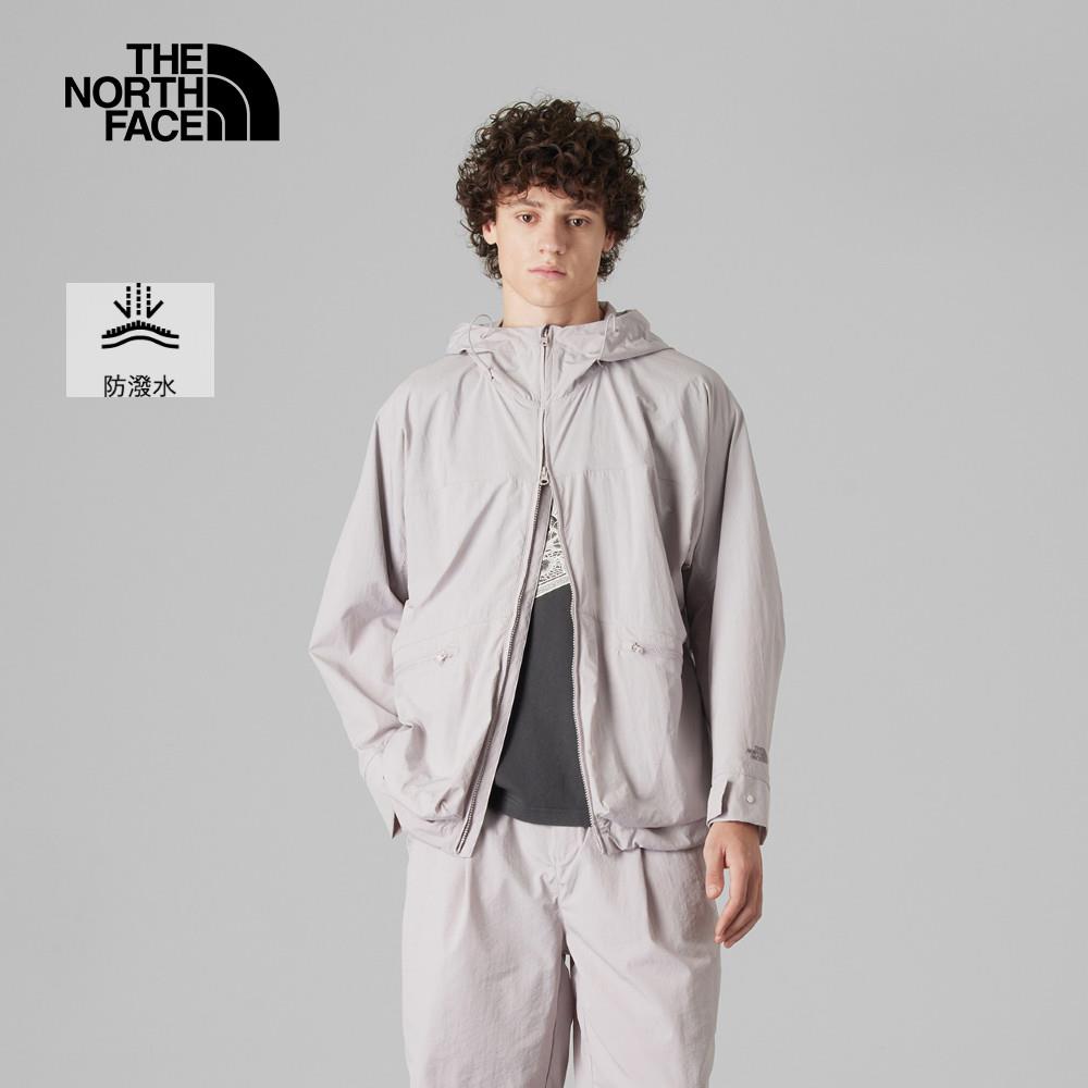 The North Face北面UE男款灰色DWR防潑水防風外套｜8BU61OA