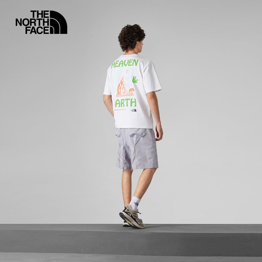 The North Face北面UE男款白色純棉短袖T恤｜8CKKFN4