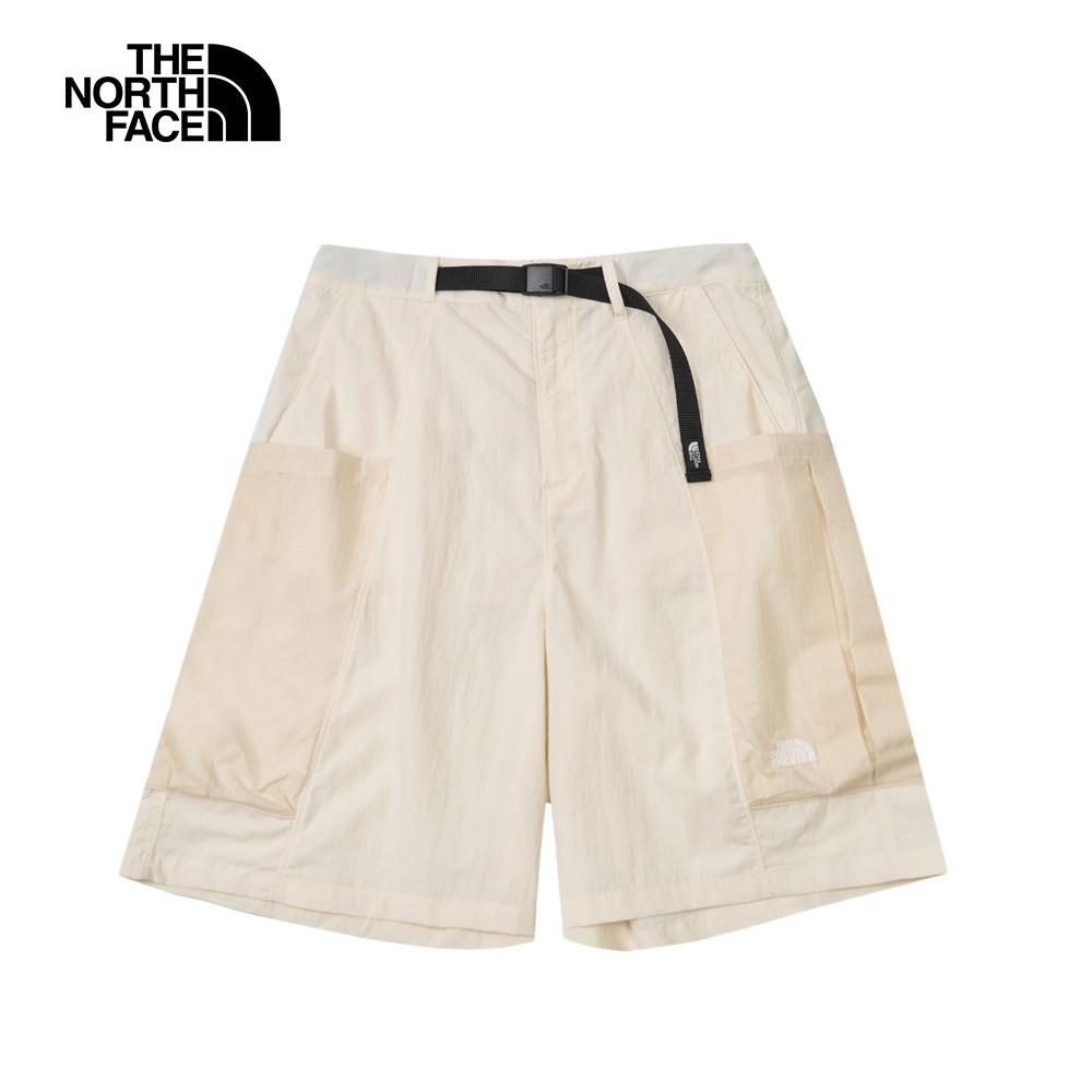 The North Face北面UE女款米白色DWR防潑水短褲｜8CM1QLI